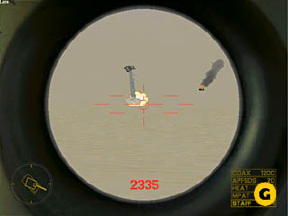 Screenshot ze hry M1 Tank Platoon II - Recenze-her.cz