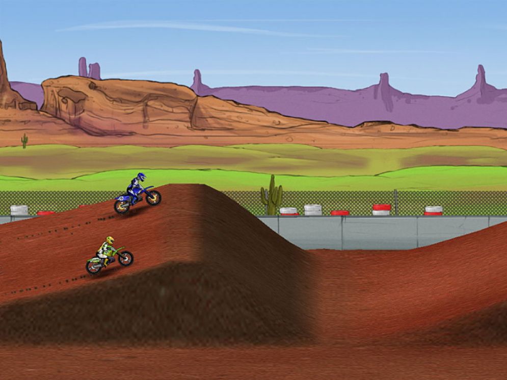 Screenshot ze hry Mad Skills Motocross - Recenze-her.cz