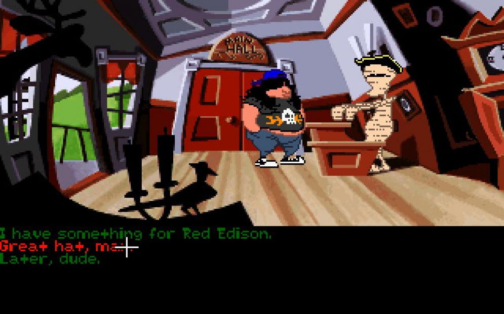 Screenshot ze hry Maniac Mansion: Day of the Tentacle - Recenze-her.cz