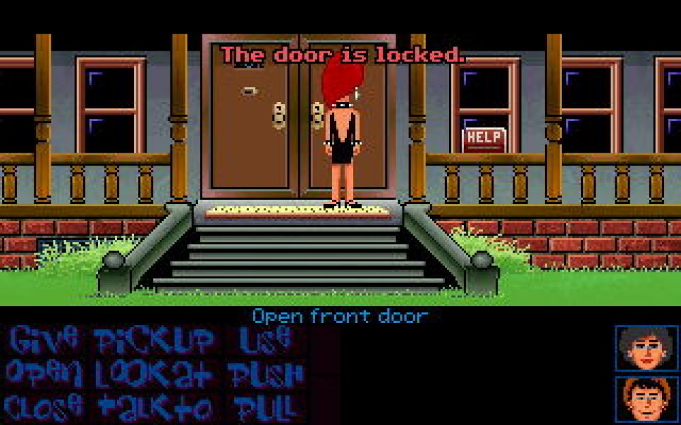 Screenshot ze hry Maniac Mansion Deluxe - Recenze-her.cz