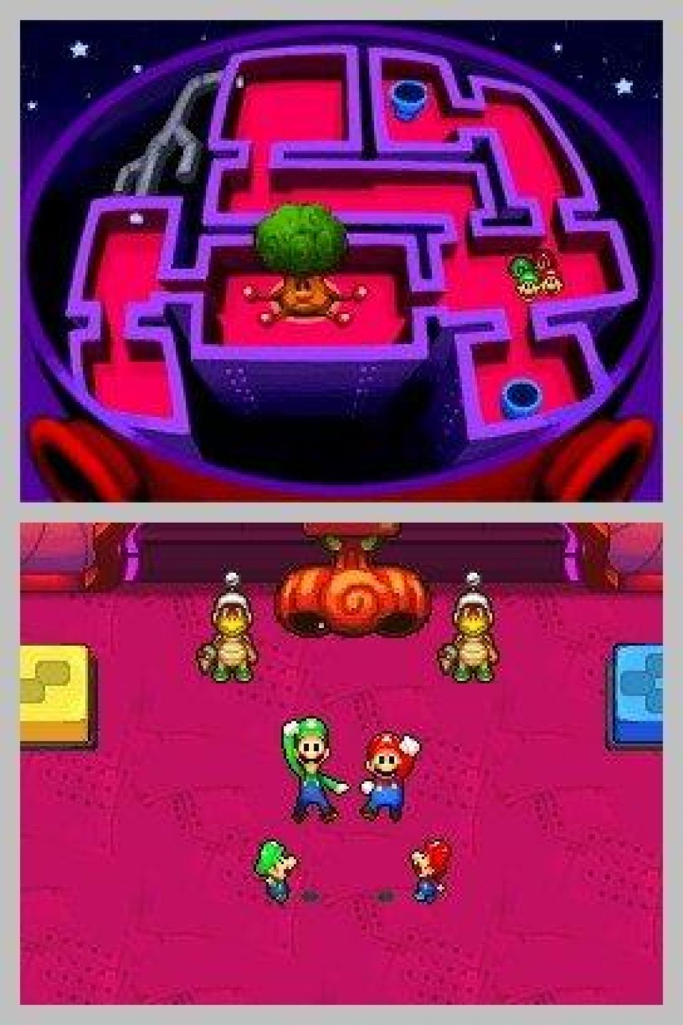 Screenshot ze hry Mario & Luigi: Partners in Time - Recenze-her.cz