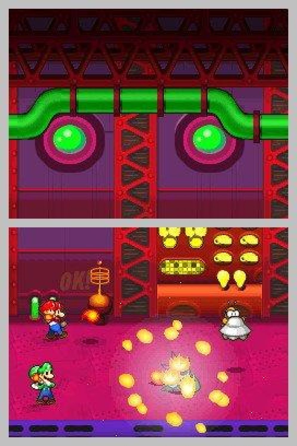 Screenshot ze hry Mario & Luigi: Partners in Time - Recenze-her.cz