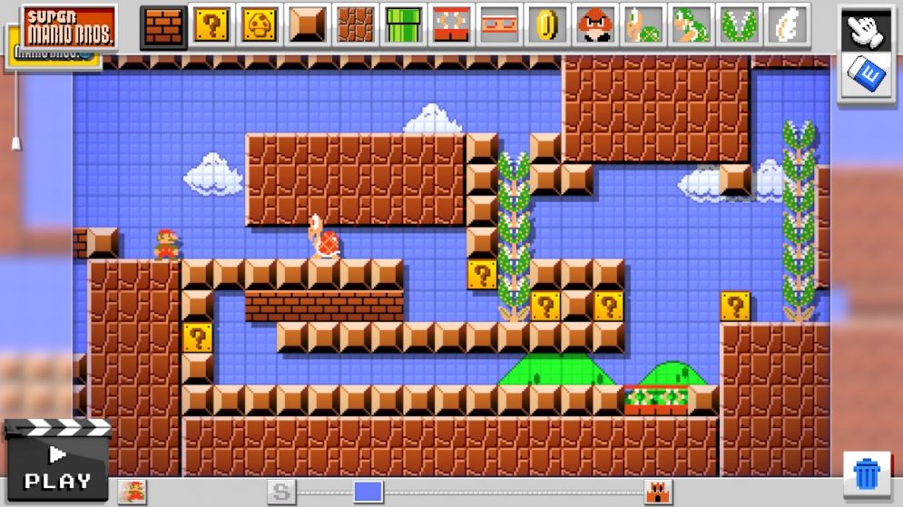 Screenshot ze hry Mario Maker - Recenze-her.cz