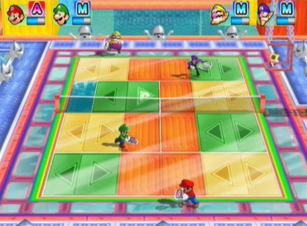 Screenshot ze hry Mario Power Tennis - Recenze-her.cz