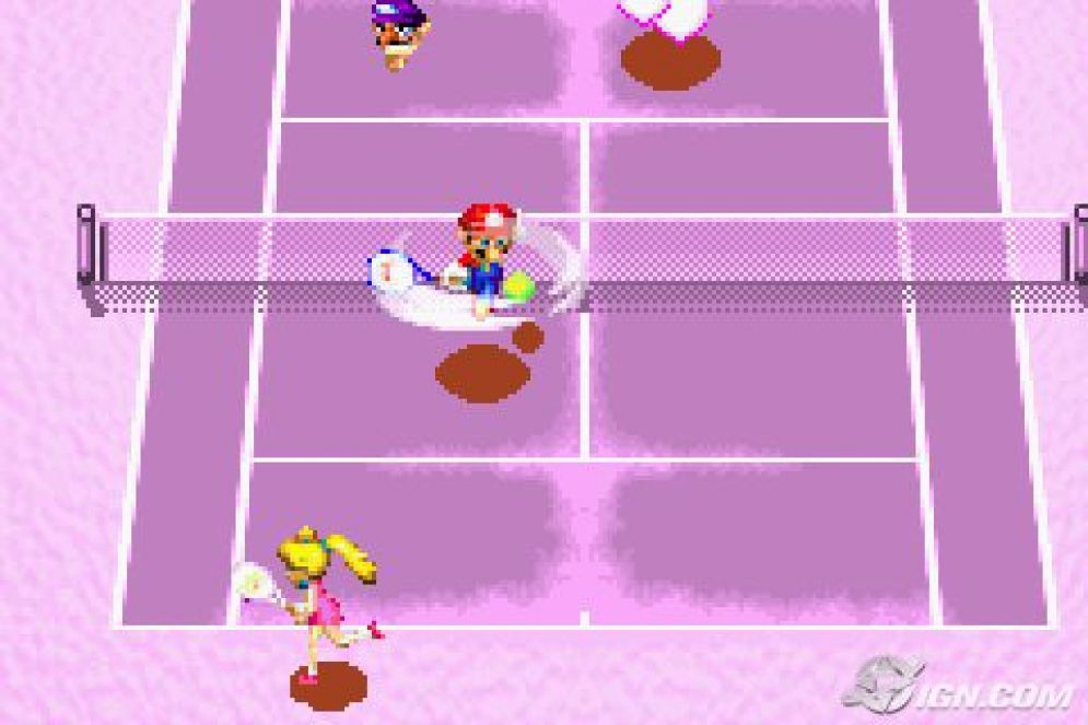 Screenshot ze hry Mario Tennis Power Tour - Recenze-her.cz