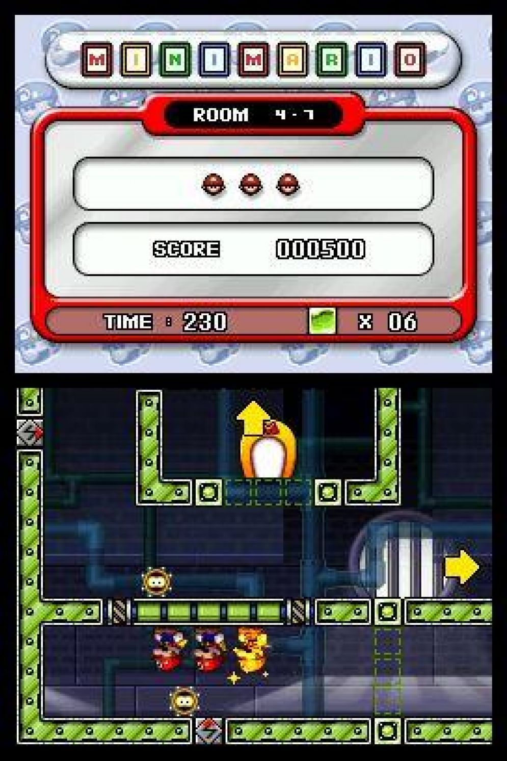 Screenshot ze hry Mario vs. Donkey Kong 2: March of the Minis - Recenze-her.cz