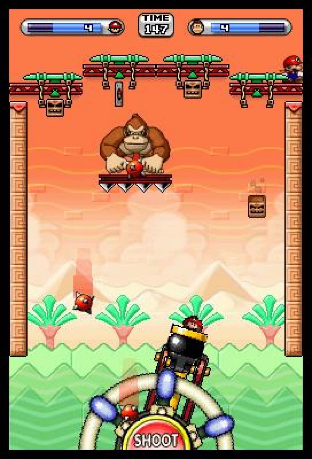 Screenshot ze hry Mario vs. Donkey Kong: Minis March Again! - Recenze-her.cz