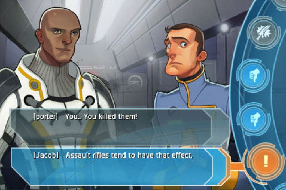 Screenshot ze hry Mass Effect Galaxy - Recenze-her.cz