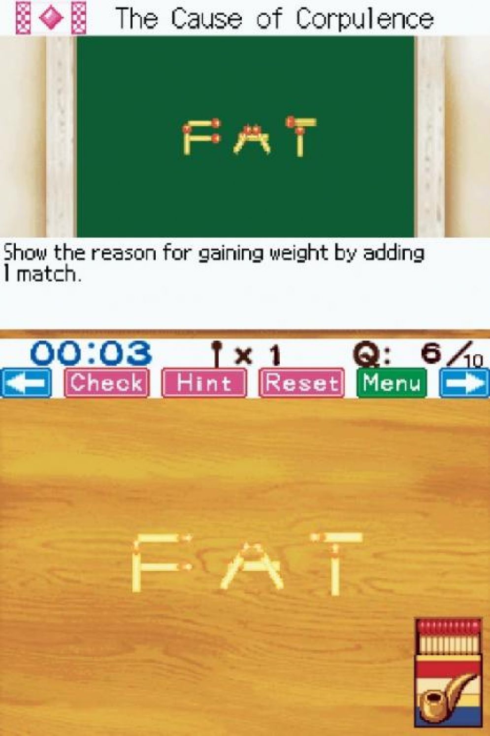 Screenshot ze hry Matchstick Puzzle by DS - Recenze-her.cz