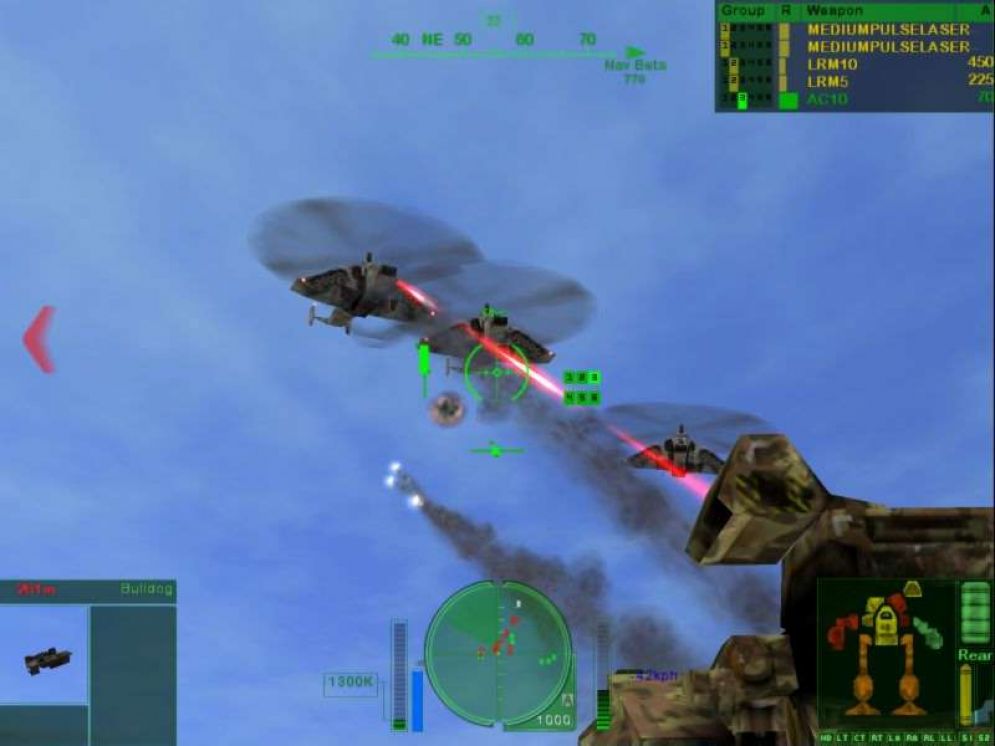 Screenshot ze hry MechWarrior 4: Mercenaries - Recenze-her.cz