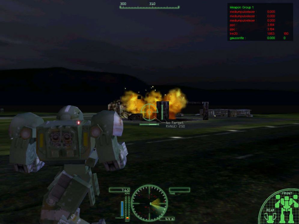 Screenshot ze hry MechWarrior 4: Vengeance - Recenze-her.cz
