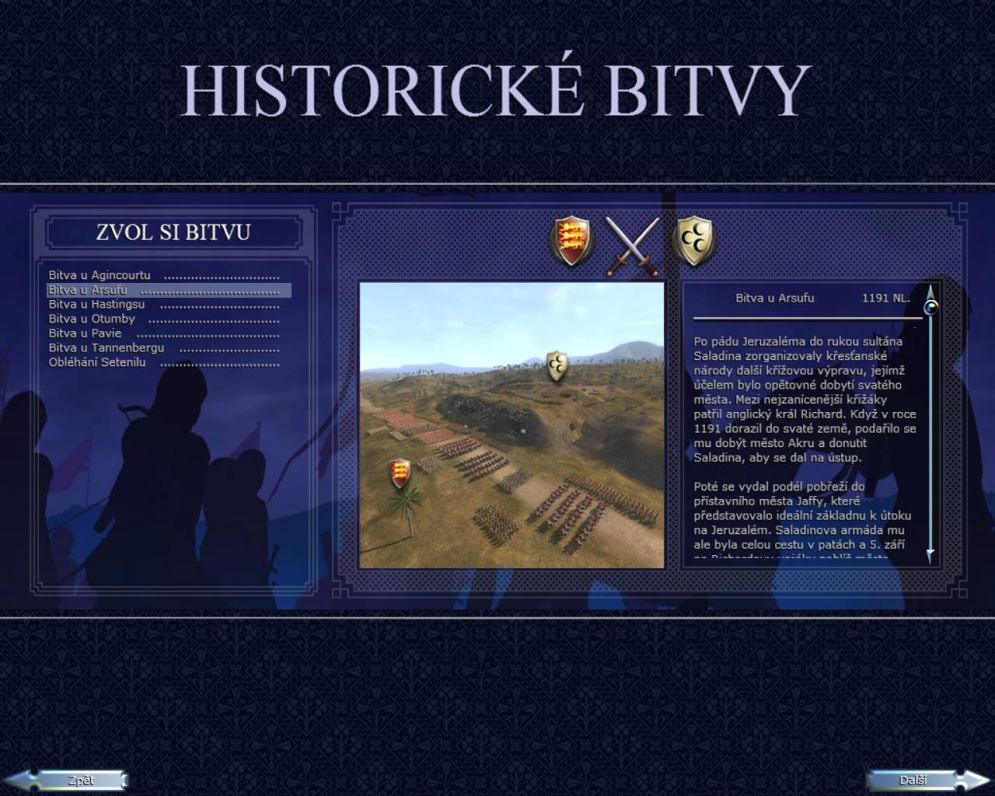 Screenshot ze hry Medieval II: Total War - Recenze-her.cz