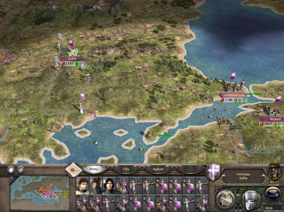Screenshot ze hry Medieval II: Total War - Gold Edition - Recenze-her.cz
