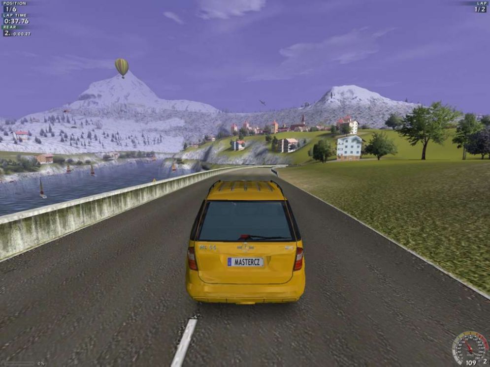 Screenshot ze hry Mercedes-Benz World Racing - Recenze-her.cz