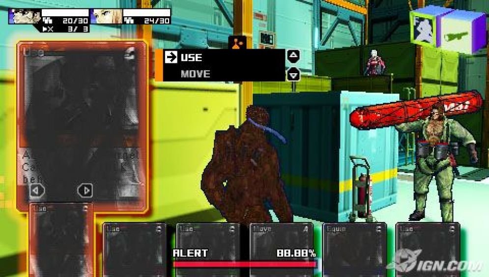 Screenshot ze hry Metal Gear Acid 2 - Recenze-her.cz