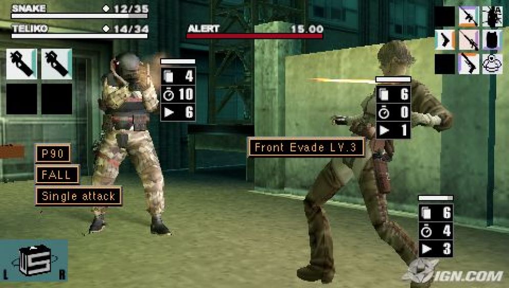 Screenshot ze hry Metal Gear Acid  - Recenze-her.cz