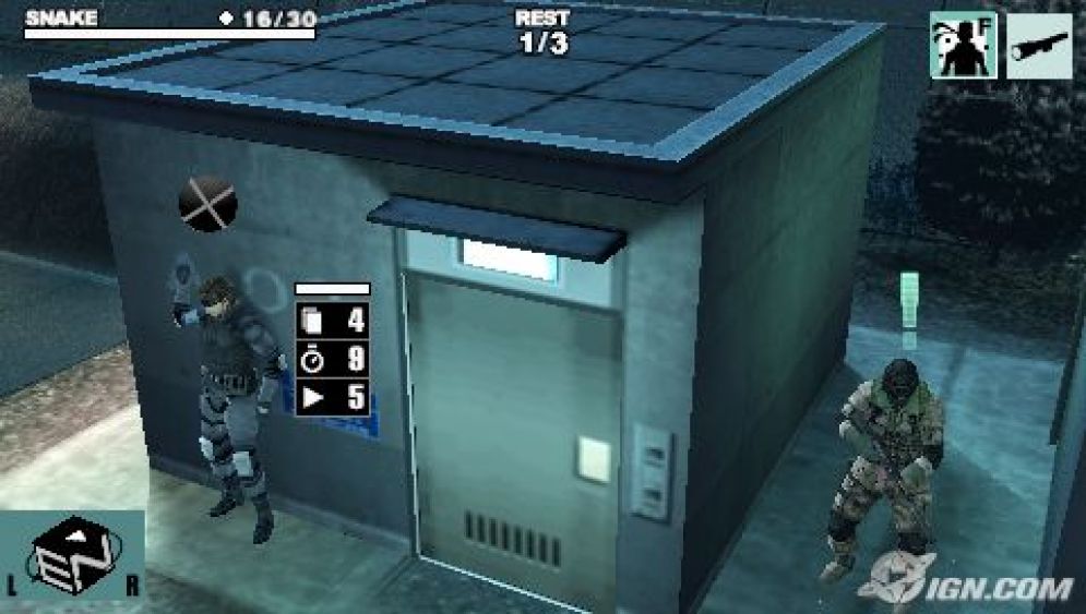 Screenshot ze hry Metal Gear Acid  - Recenze-her.cz
