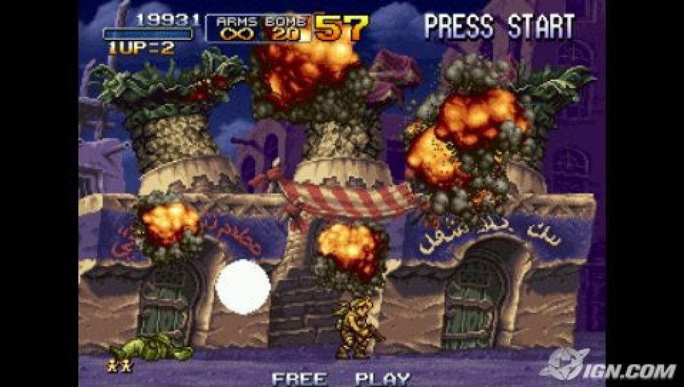 Screenshot ze hry Metal Slug Anthology - Recenze-her.cz