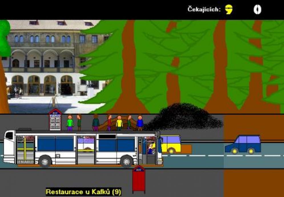 Screenshot ze hry MHD Simulator 2007 - Recenze-her.cz