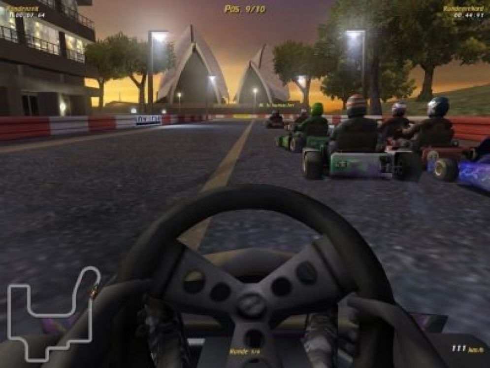 Screenshot ze hry Michael Schumacher Kart Challenge 2005 - Recenze-her.cz