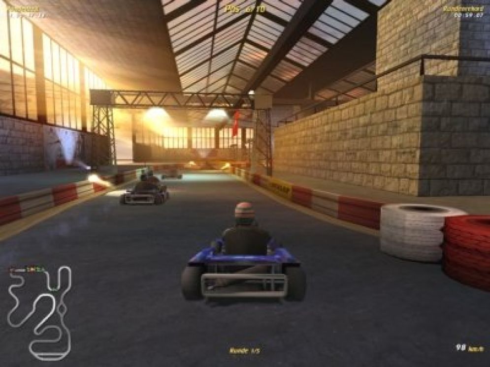 Screenshot ze hry Michael Schumacher Kart Challenge 2005 - Recenze-her.cz