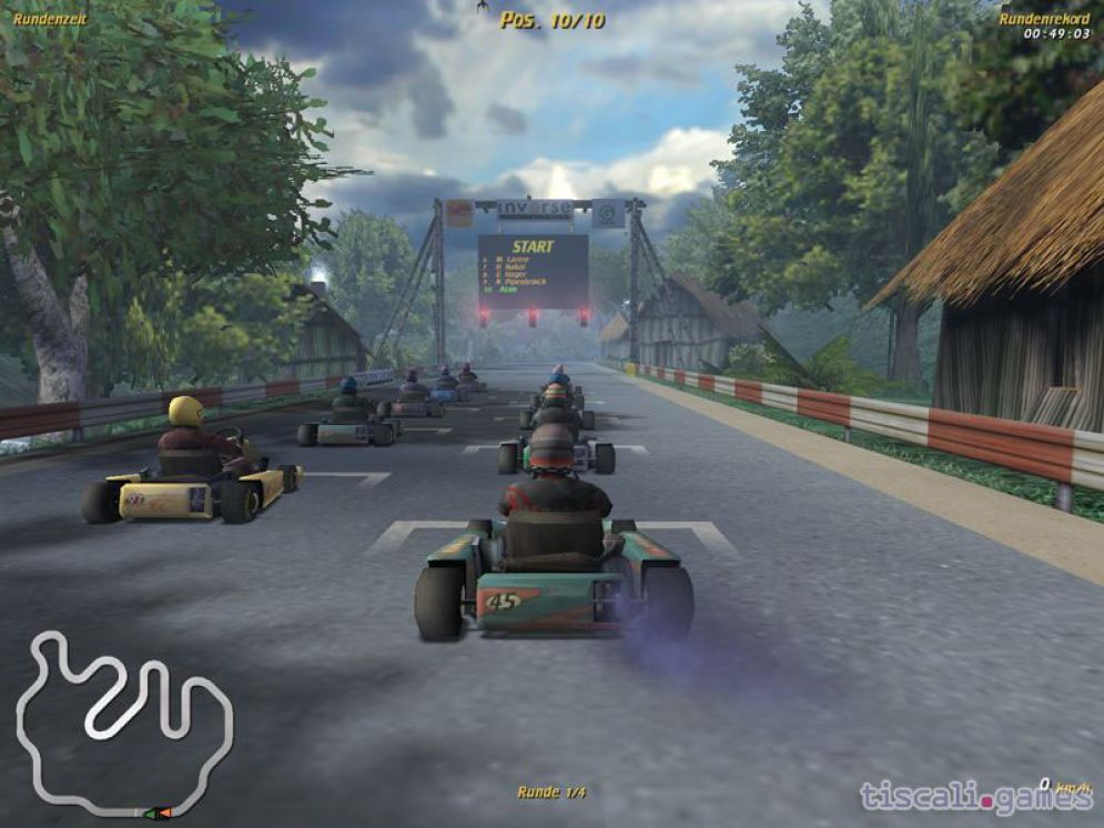Screenshot ze hry Michael Schumacher Worldtour Kart 2004 - Recenze-her.cz