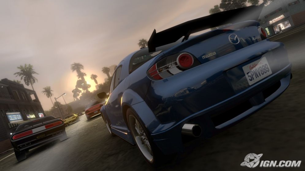 Screenshot ze hry Midnight Club: Los Angeles - Recenze-her.cz