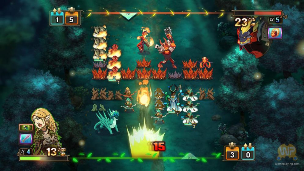 Screenshot ze hry Might and Magic: Clash of Heroes - Recenze-her.cz