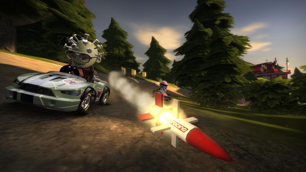 Screenshot ze hry ModNation Racers  - Recenze-her.cz