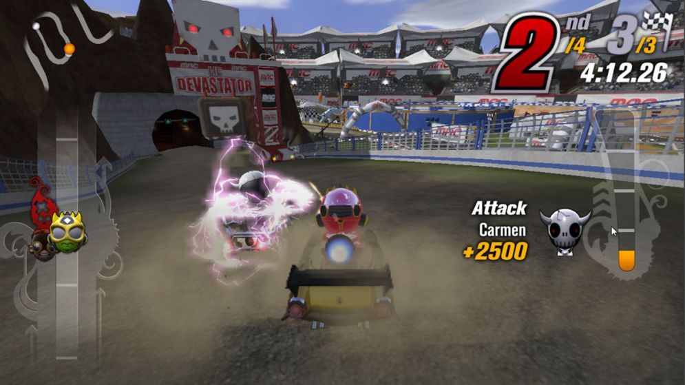 Screenshot ze hry ModNation Racers: Road Trip - Recenze-her.cz