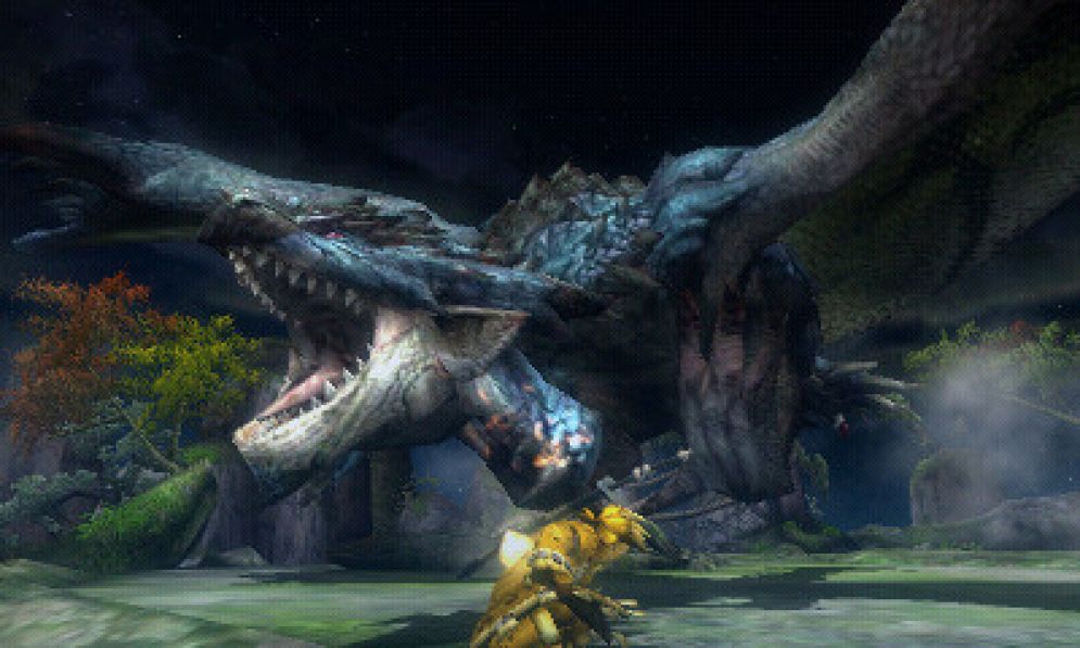 Screenshot ze hry Monster Hunter 3G - Recenze-her.cz