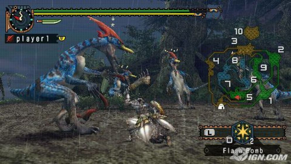 Screenshot ze hry Monster Hunter: Freedom 2  - Recenze-her.cz