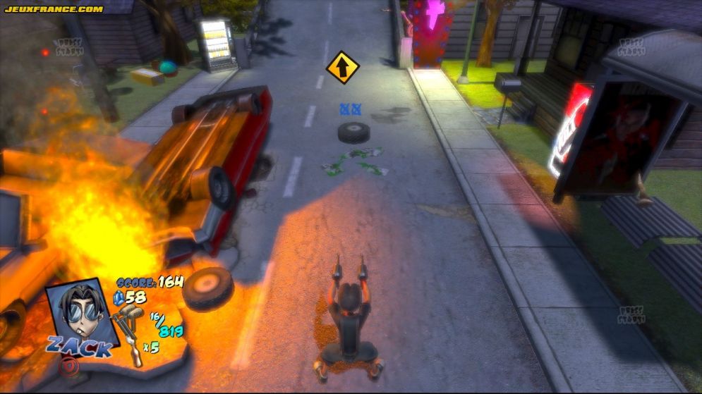 Screenshot ze hry Monster Madness: Battle For Suburbia - Recenze-her.cz