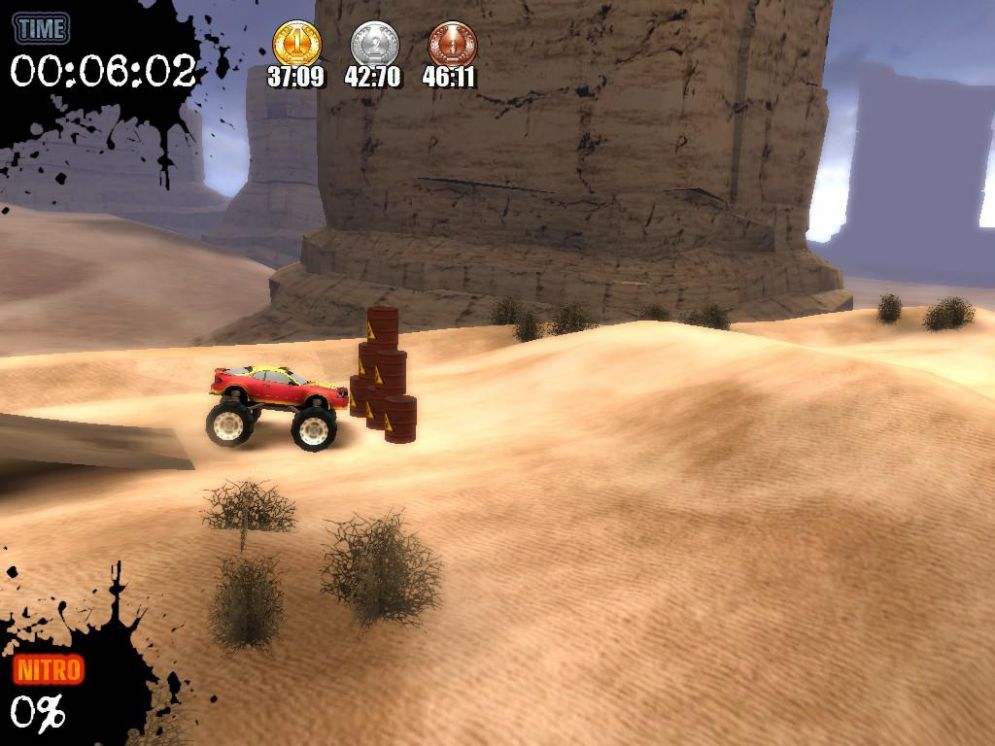 Screenshot ze hry Monster Truck Challenge - Recenze-her.cz