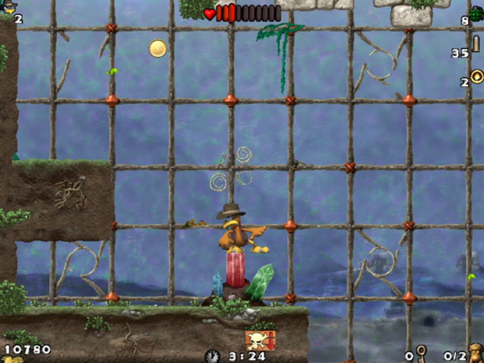 Screenshot ze hry Moorhuhn Atlantis - Recenze-her.cz