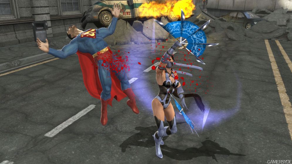 Screenshot ze hry Mortal Kombat vs. DC Universe - Recenze-her.cz