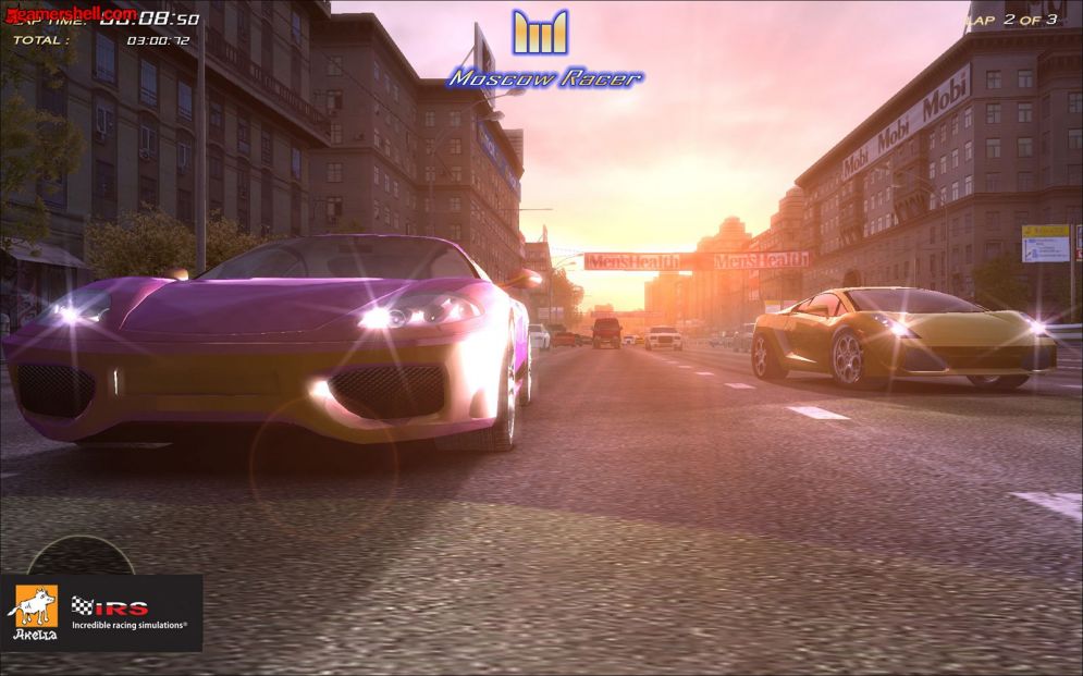 Screenshot ze hry Moscow Racer - Recenze-her.cz
