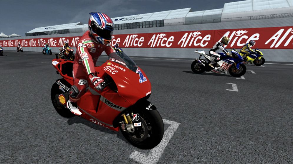 Screenshot ze hry MotoGP 08 - Recenze-her.cz