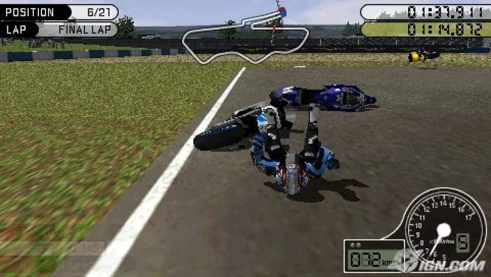 Screenshot ze hry MotoGP - Recenze-her.cz
