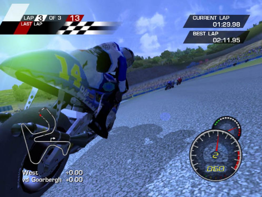 Screenshot ze hry MotoGP: Ultimate Racing Technology - Recenze-her.cz