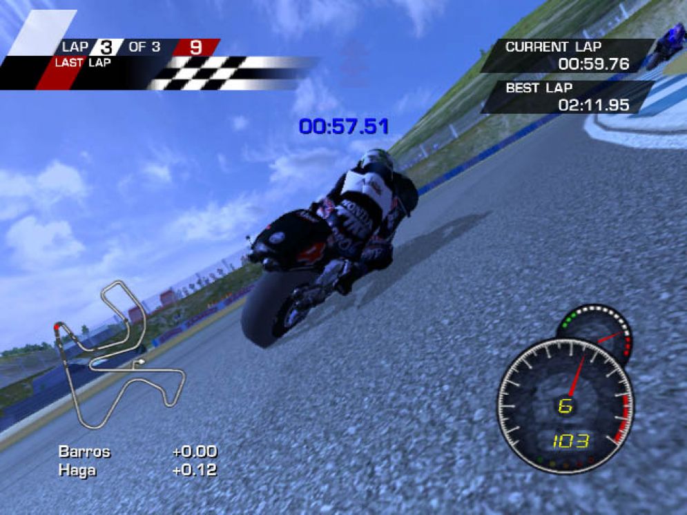 Screenshot ze hry MotoGP: Ultimate Racing Technology - Recenze-her.cz