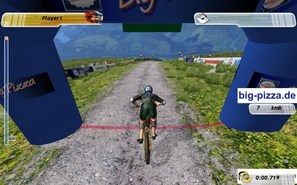 Screenshot ze hry Mountainbike Challenge 09 - Recenze-her.cz