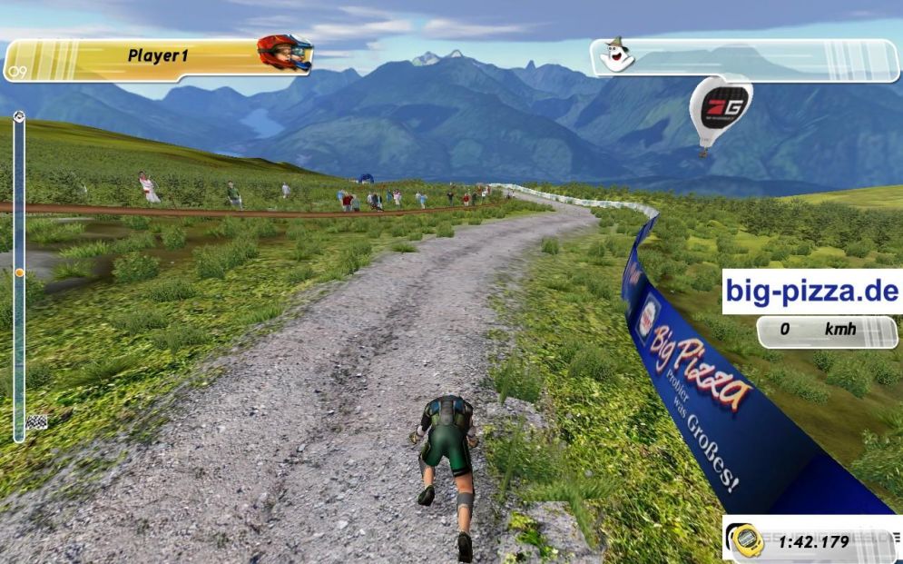 Screenshot ze hry Mountainbike Challenge 09 - Recenze-her.cz