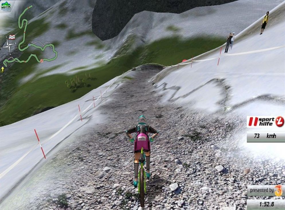 Screenshot ze hry Mountainbike Challenge 2010 - Recenze-her.cz