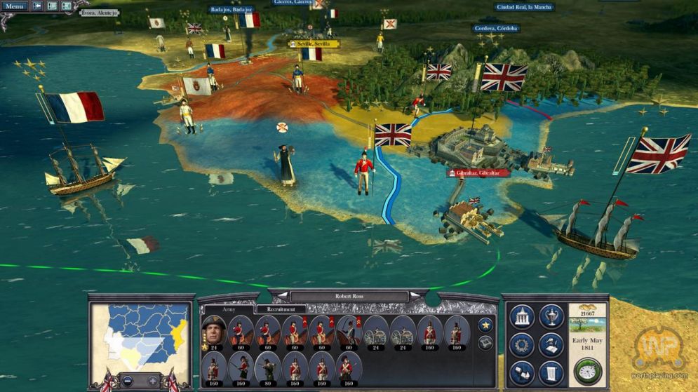 Screenshot ze hry Napoleon: Total War - The Peninsular Campaign - Recenze-her.cz