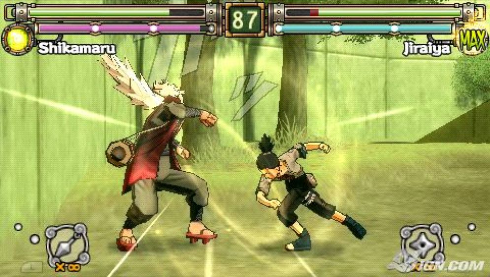 Screenshot ze hry Naruto: Ultimate Ninja Heroes - Recenze-her.cz
