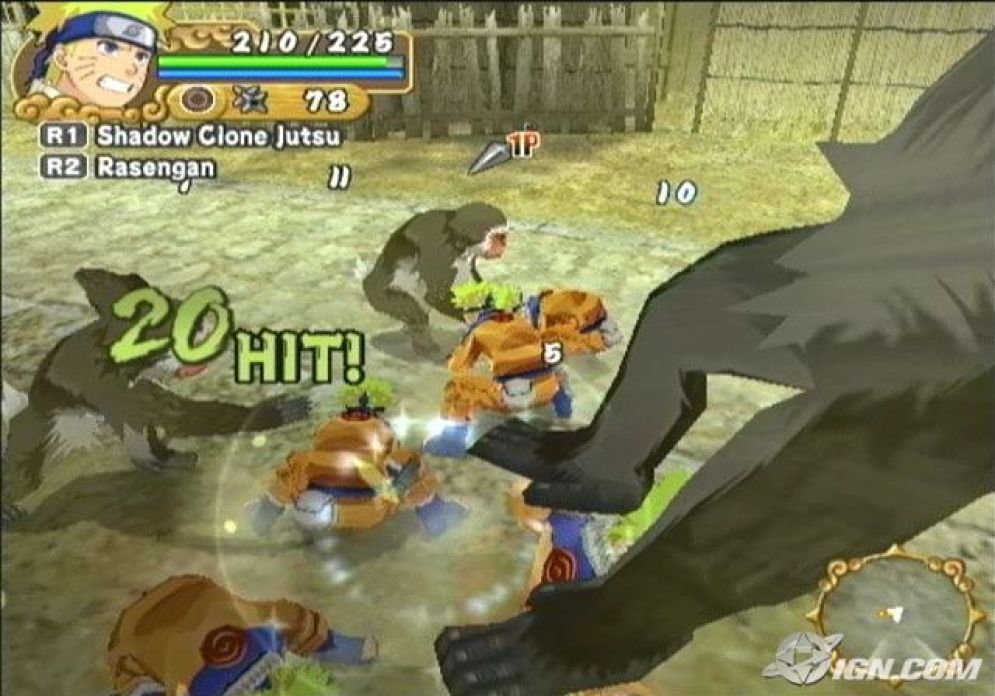 Screenshot ze hry Naruto: Uzumaki Chronicles 2 - Recenze-her.cz