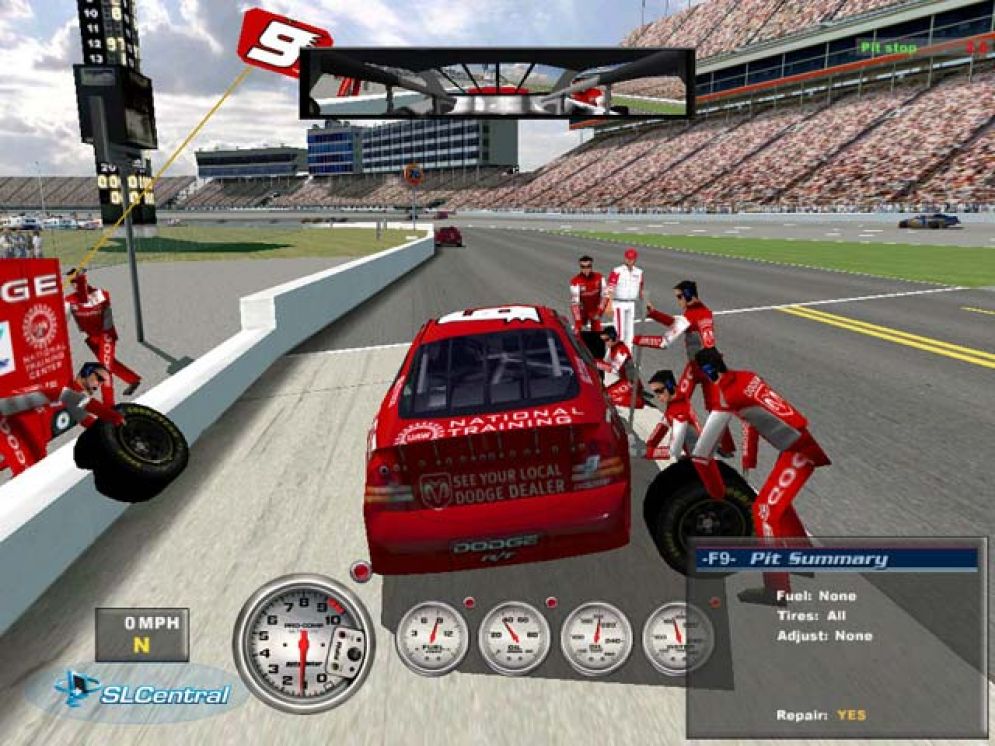 Screenshot ze hry NASCAR Racing 2002 Season - Recenze-her.cz