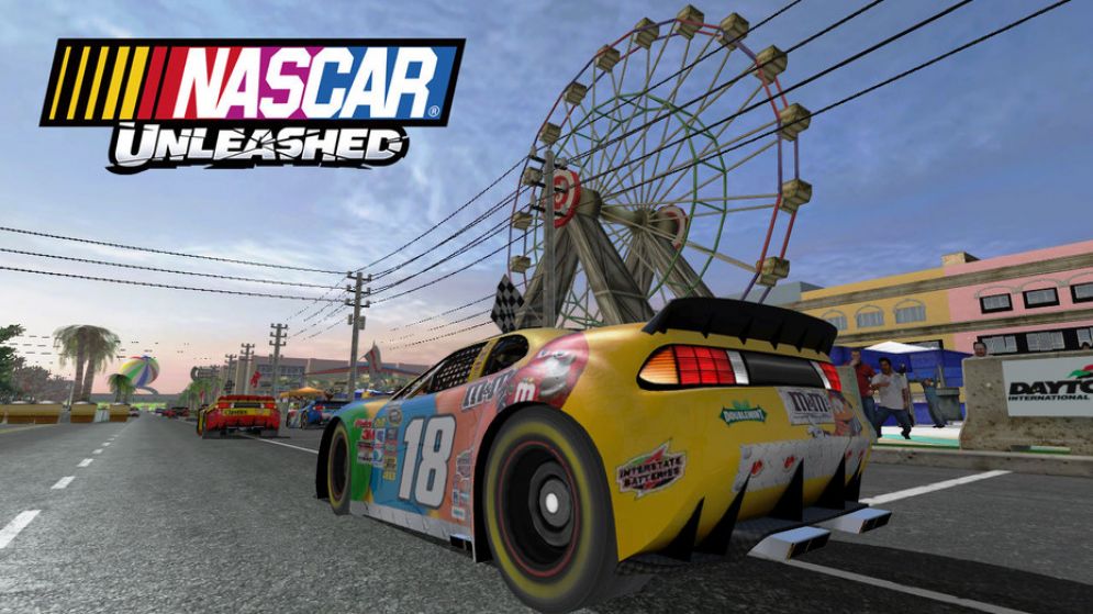 Screenshot ze hry NASCAR Unleashed - Recenze-her.cz
