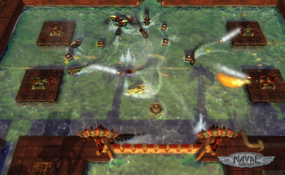 Screenshot ze hry Naval Warfare - Recenze-her.cz